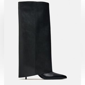 Zara HEELED GAITER BOOTS